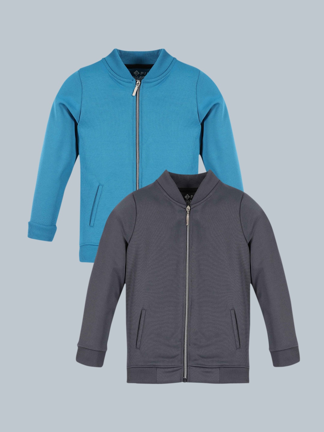 

3PIN Boys Pack Of 2 Fleece Lightweight Bomber Jackets, Multi