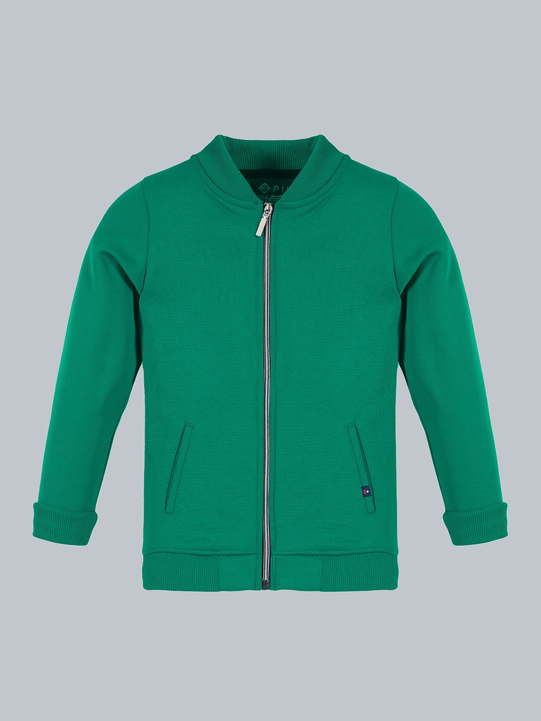 

3PIN Boys Fleece Lightweight Bomber Jacket, Green