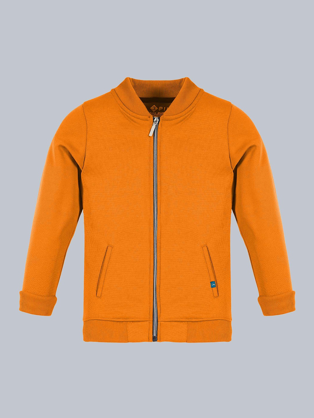 

3PIN Boys Fleece Lightweight Bomber Jacket, Orange