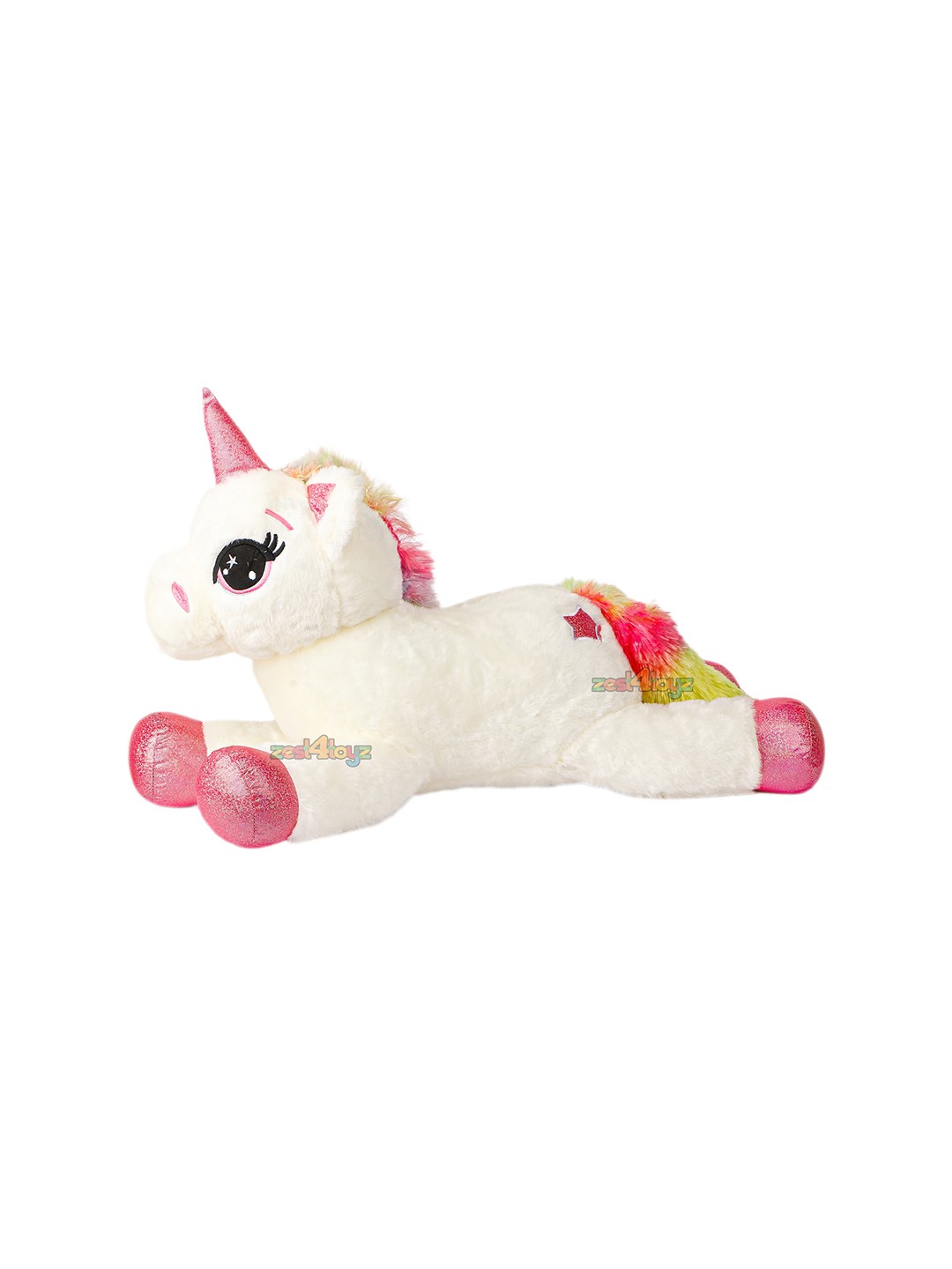 

zest 4 toyz Kids Sleeping Unicorn Plush Soft Toy, Pink