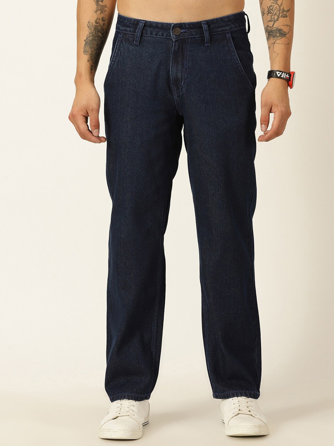 

HERE&NOW Men Comfort Stretchable Jeans, Blue