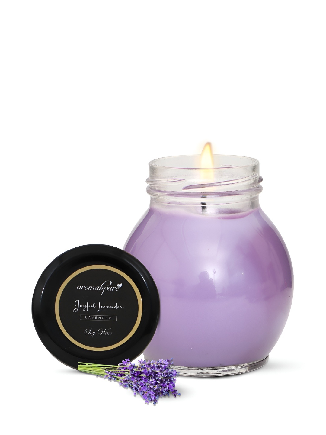 

Aromahpure Purple Lavender Scented Candle