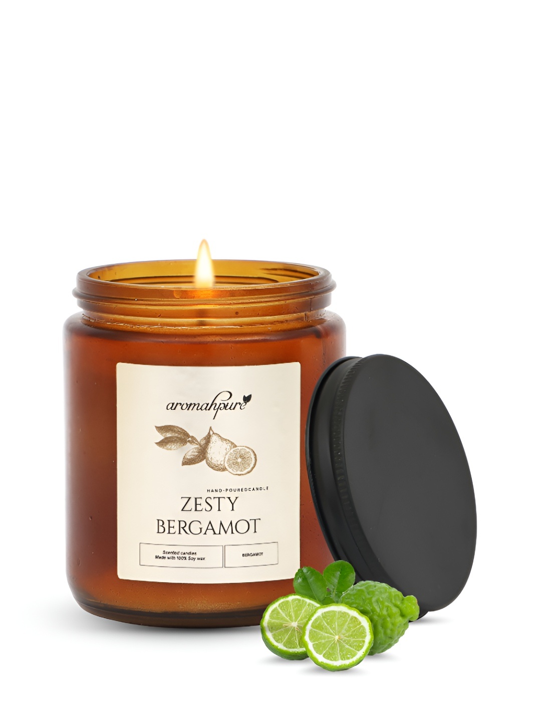 

Aromahpure White Zesty Bergamot Candle