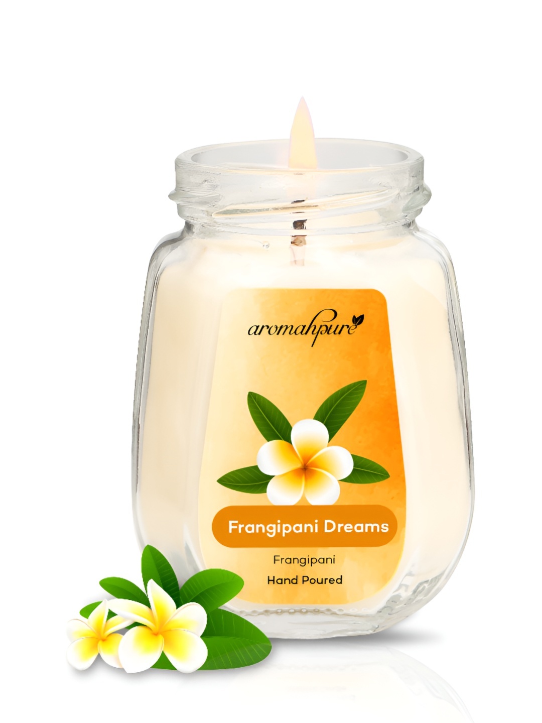 

Aromahpure White Frangipani Jar Candle