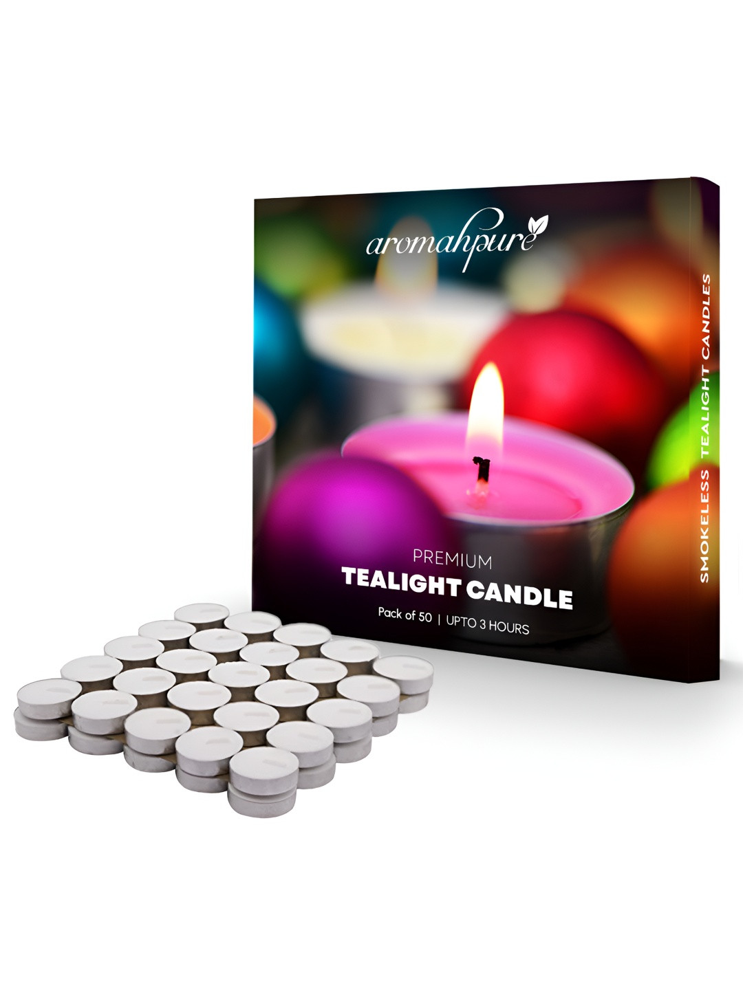 

Aromahpure Assorted 50Pieces Tea Light Candles