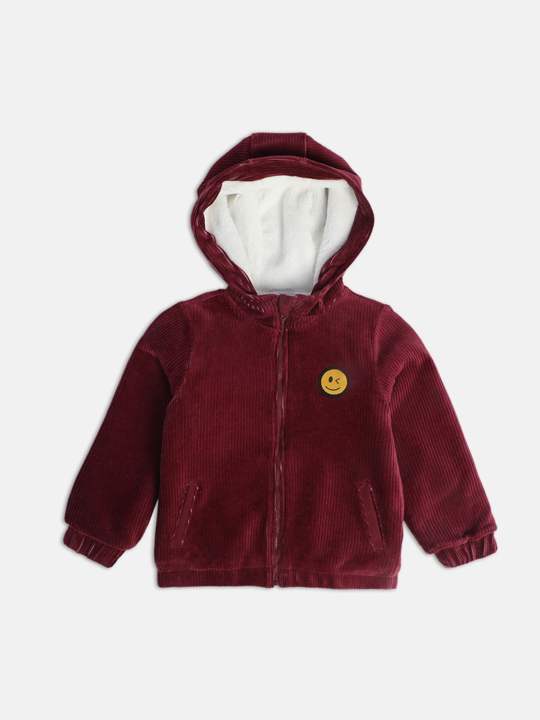 

MINI KLUB Boys Hooded Bomber Jacket, Rust