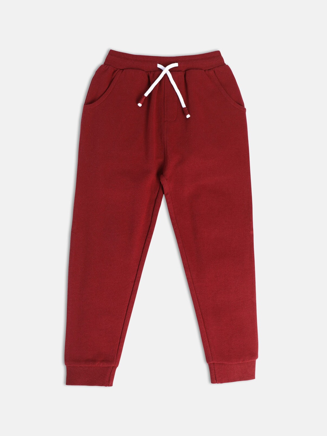 

MINI KLUB Boys Mid-Rise Regular Joggers, Red