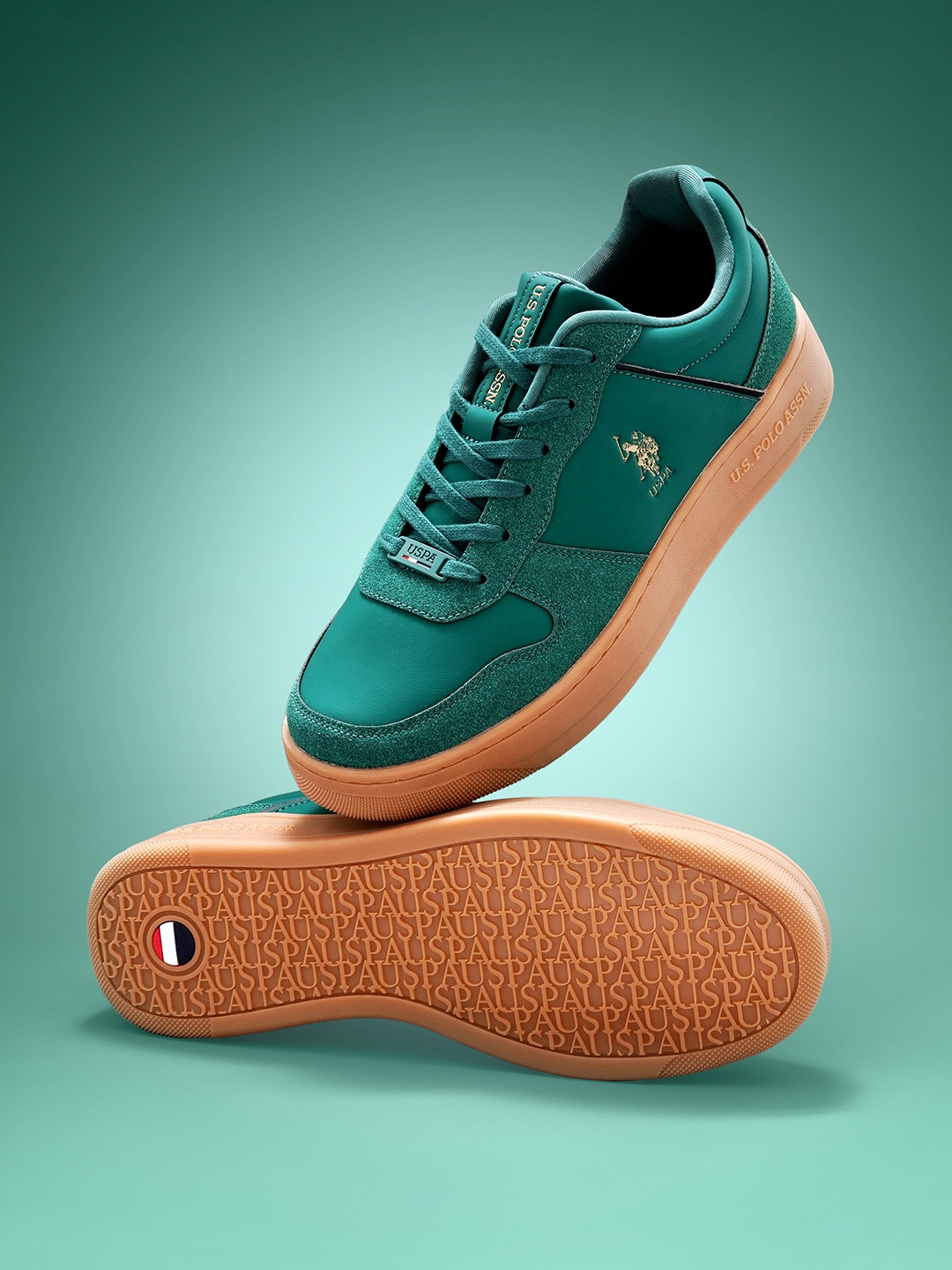 

U.S. Polo Assn. Men Jaxon Retro Court Sneakers, Green