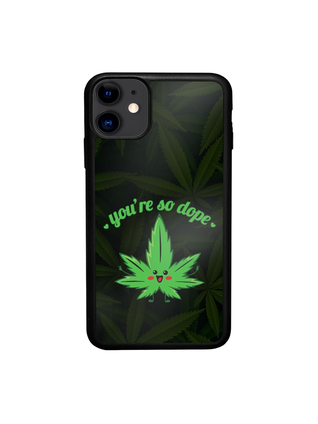 

macmerise Printed iPhone 11 Bumper Case, Black