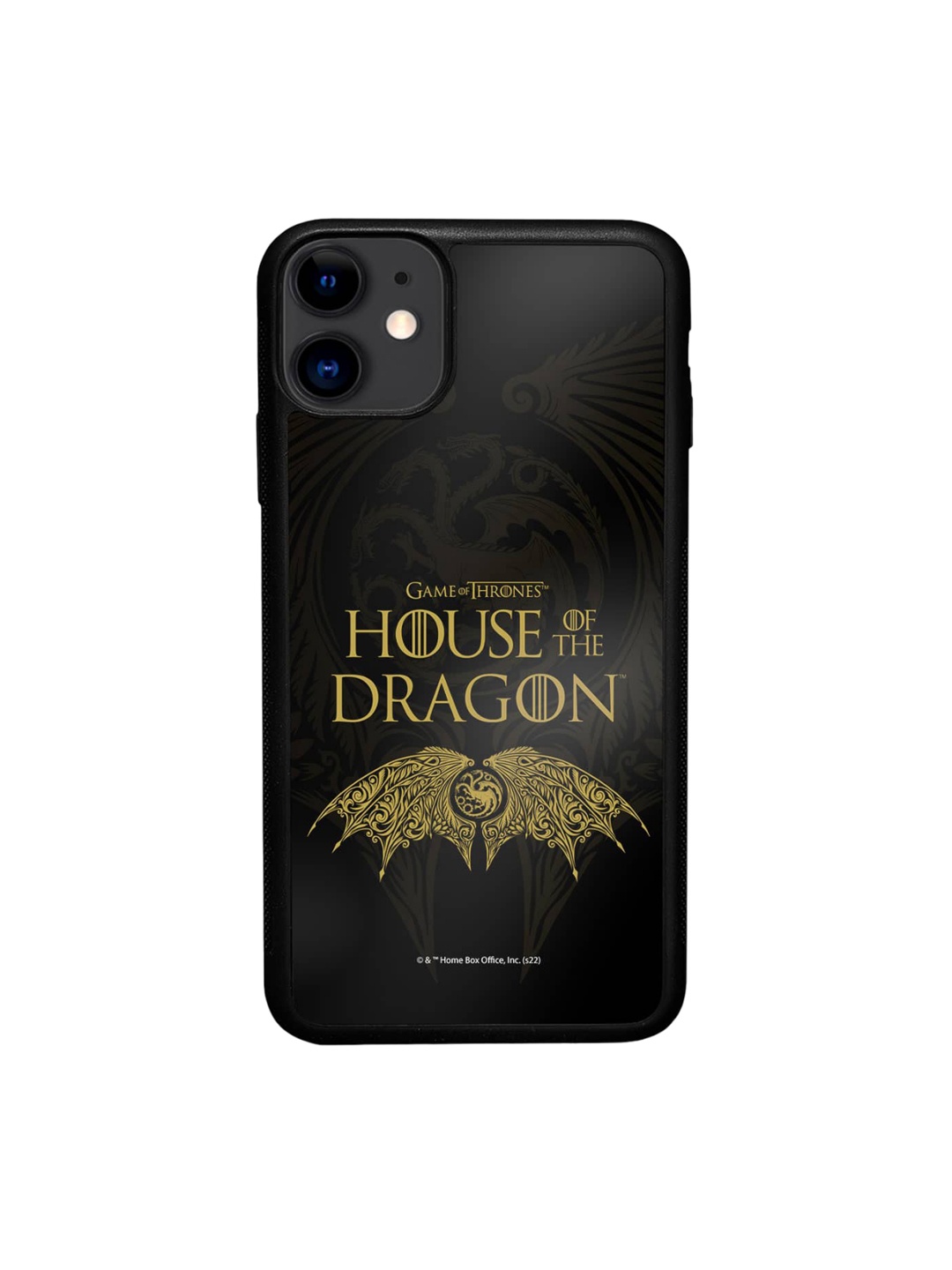 

macmerise House of Dragon Printed iPhone 11 Bumper Case Cover, Black