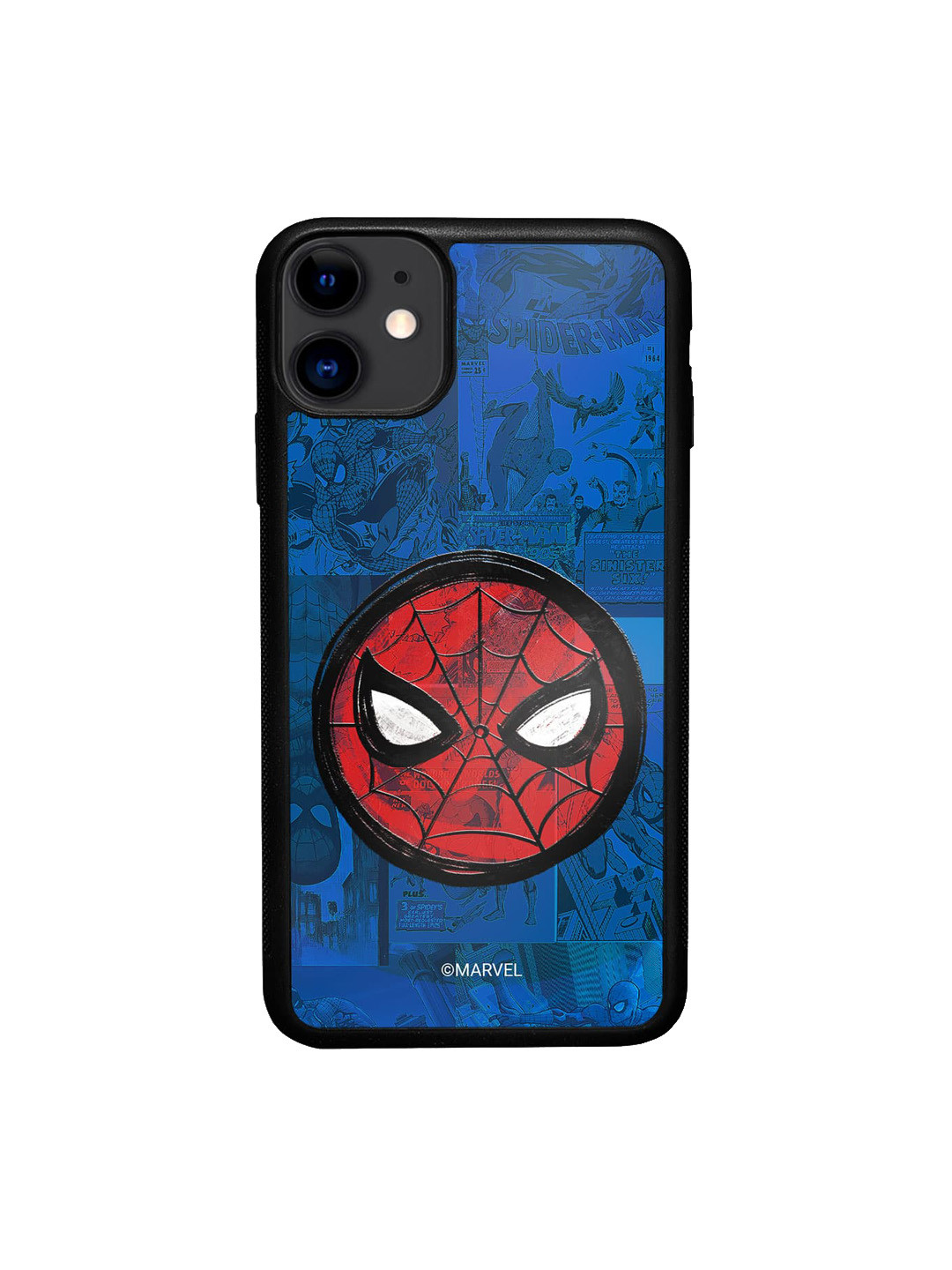 

macmerise Spider Man Tingling Eyes iPhone 11 Bumper Case Cover, Blue