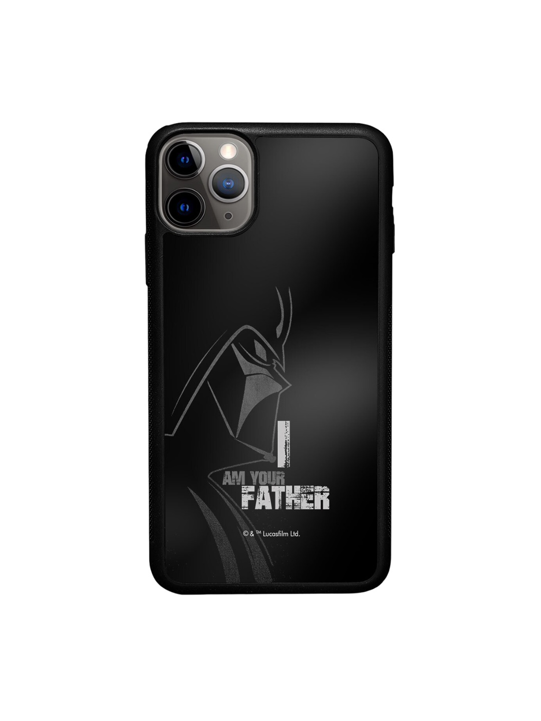 

macmerise I am Your Father Printed iPhone 11 Pro Bumper Phone Back Cover, Black