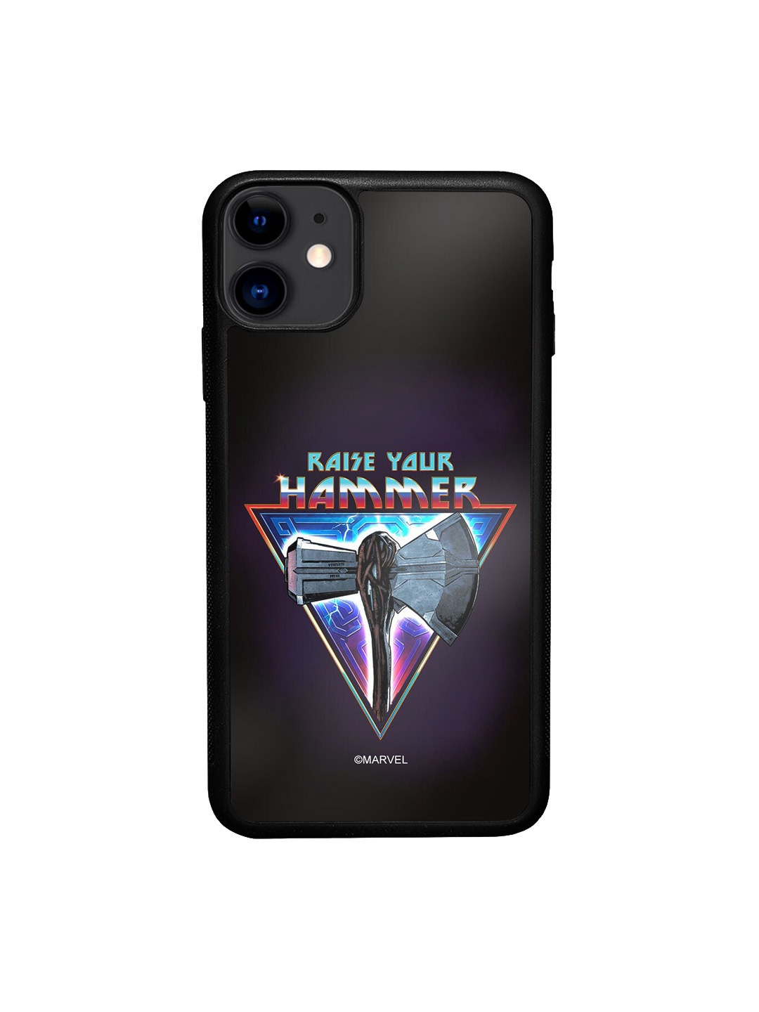 

macmerise Worthy Raise your Hammer iPhone 11 Bumper Case Cover, Black
