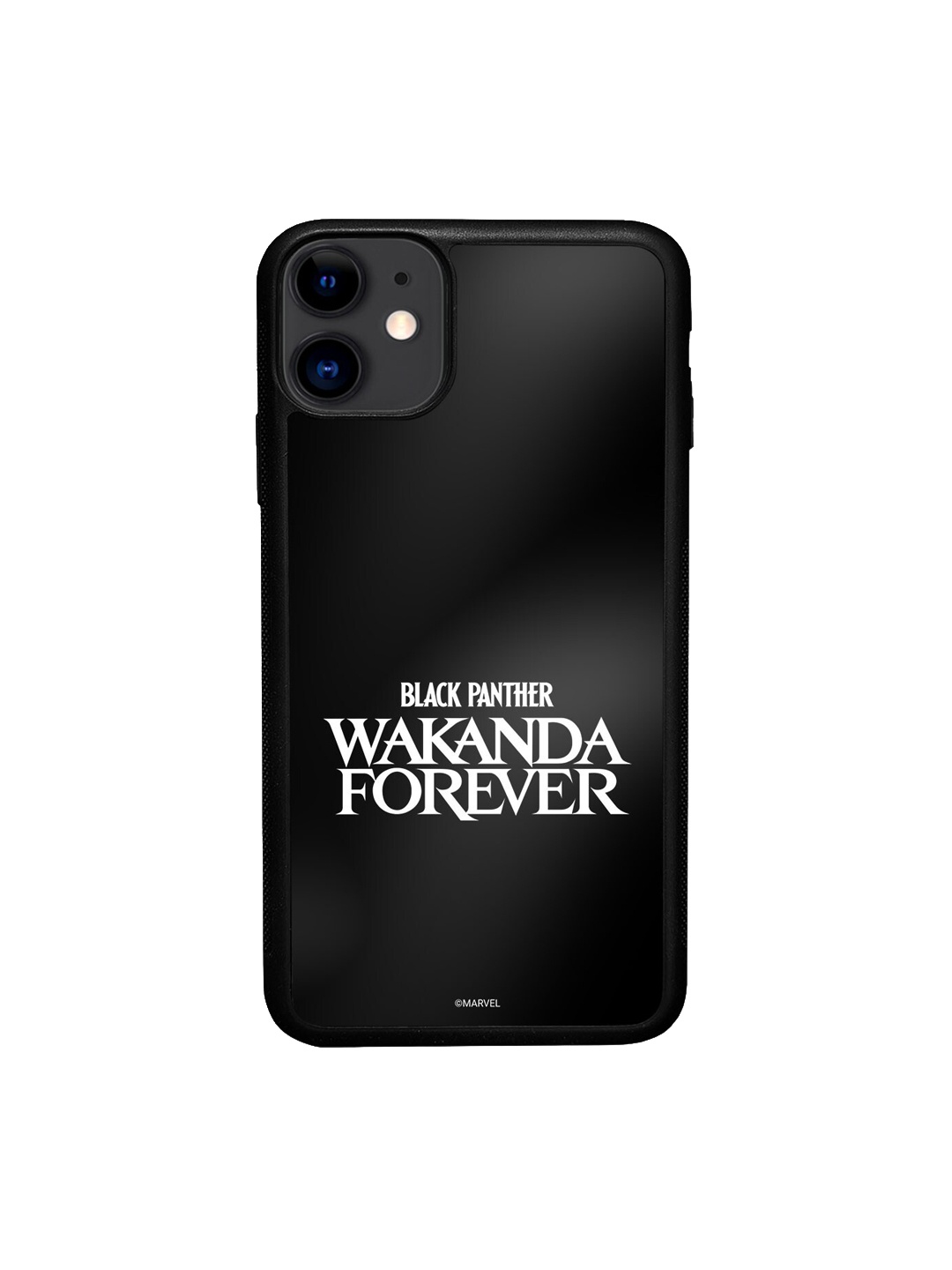 

macmerise Typography Printed iPhone 11 Bumper Case Cover, Black