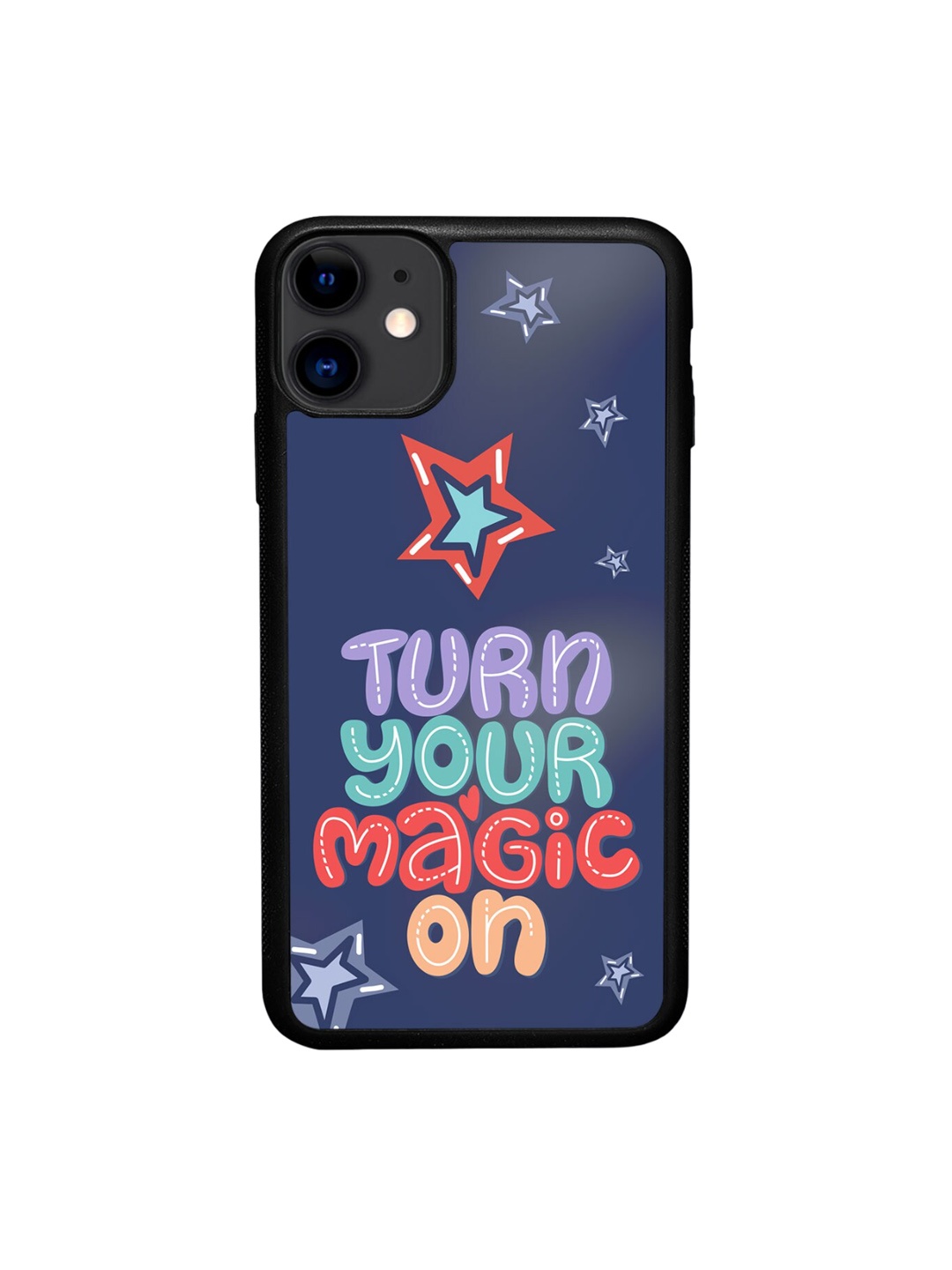 

macmerise Turn Your Magic On Printed iPhone 11 Phone Bumper Case Cover, Blue