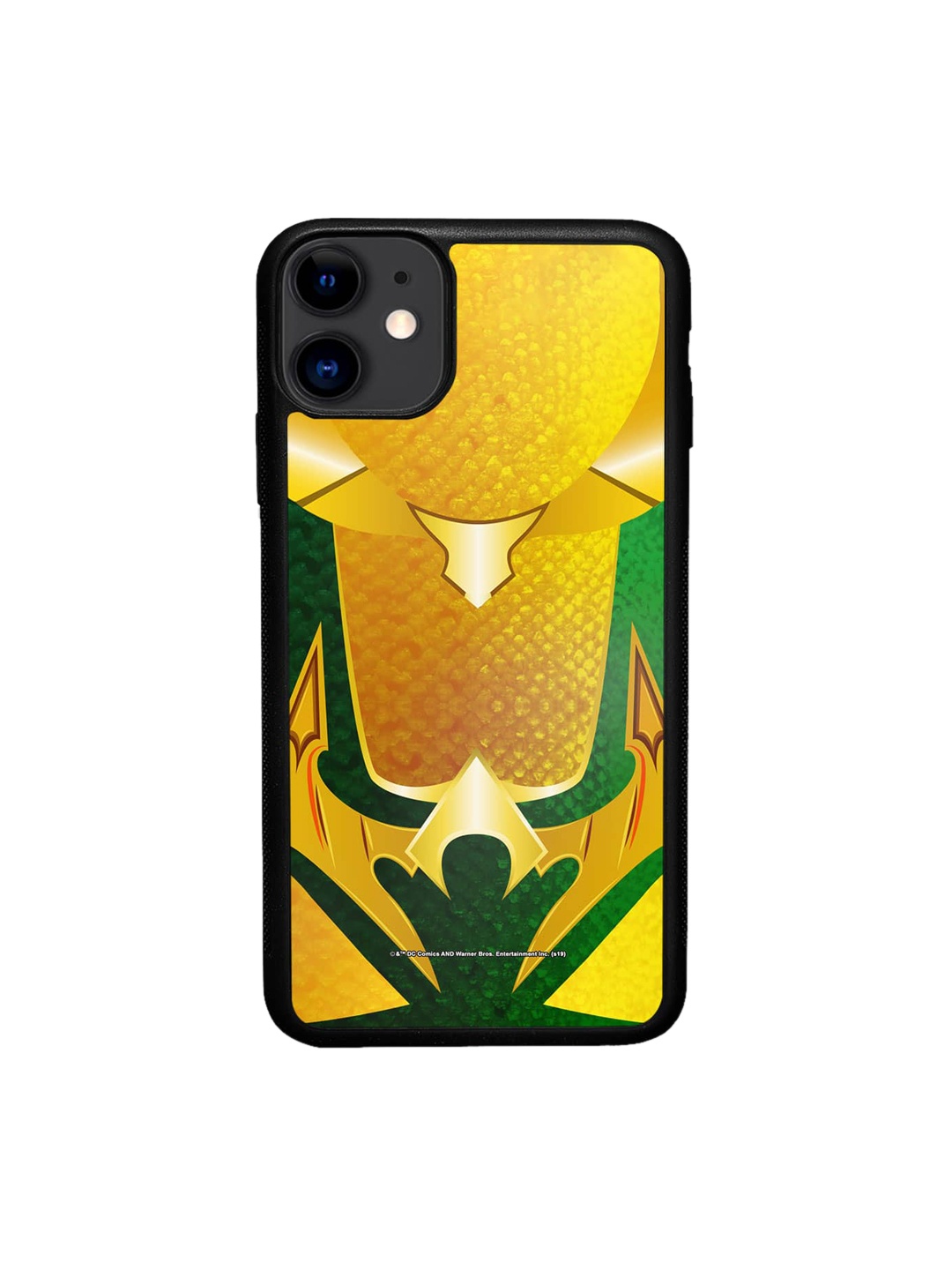 

macmerise Suit up Aquaman iPhone 11 Bumper Case Cover, Yellow