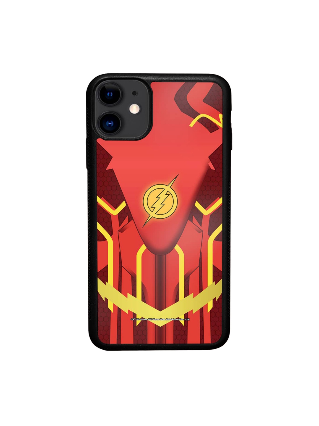 

macmerise Suit Up Flash iPhone 11 Bumper Case Cover, Red