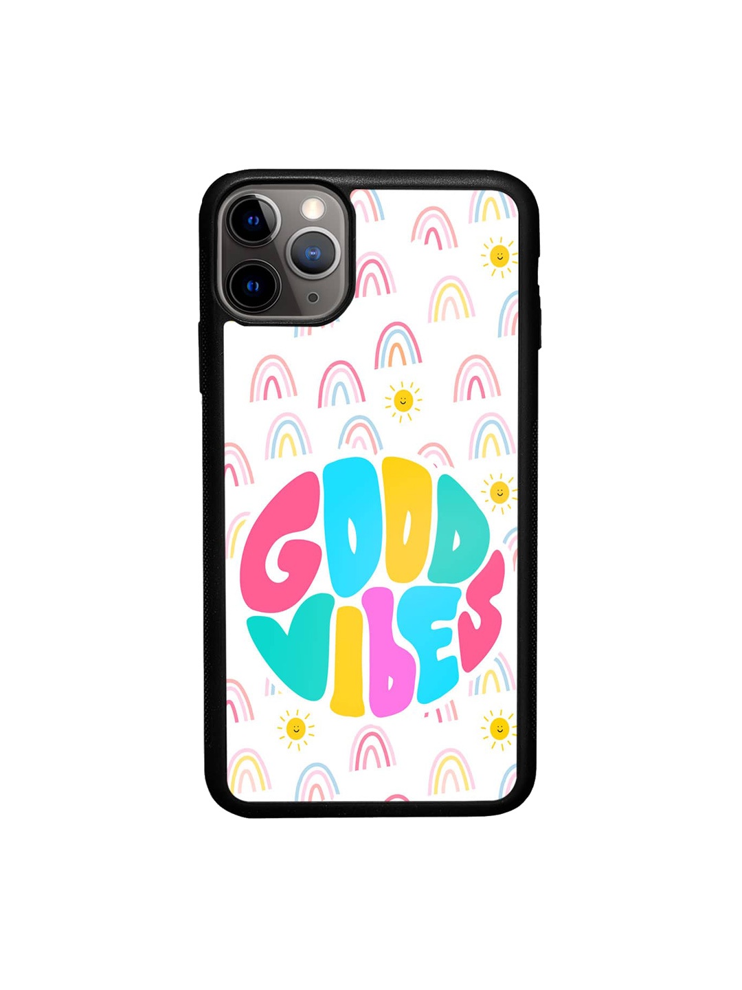 

macmerise Unisex Typography Printed iPhone 11 Bumper Case Cover, White