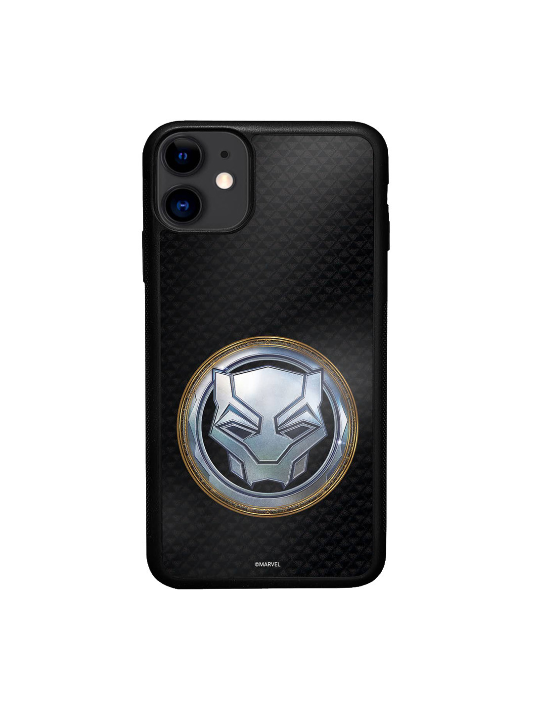 

macmerise Wakanda Forever Vibranium Printed iPhone 11 Phone Bumper Case Cover, Black