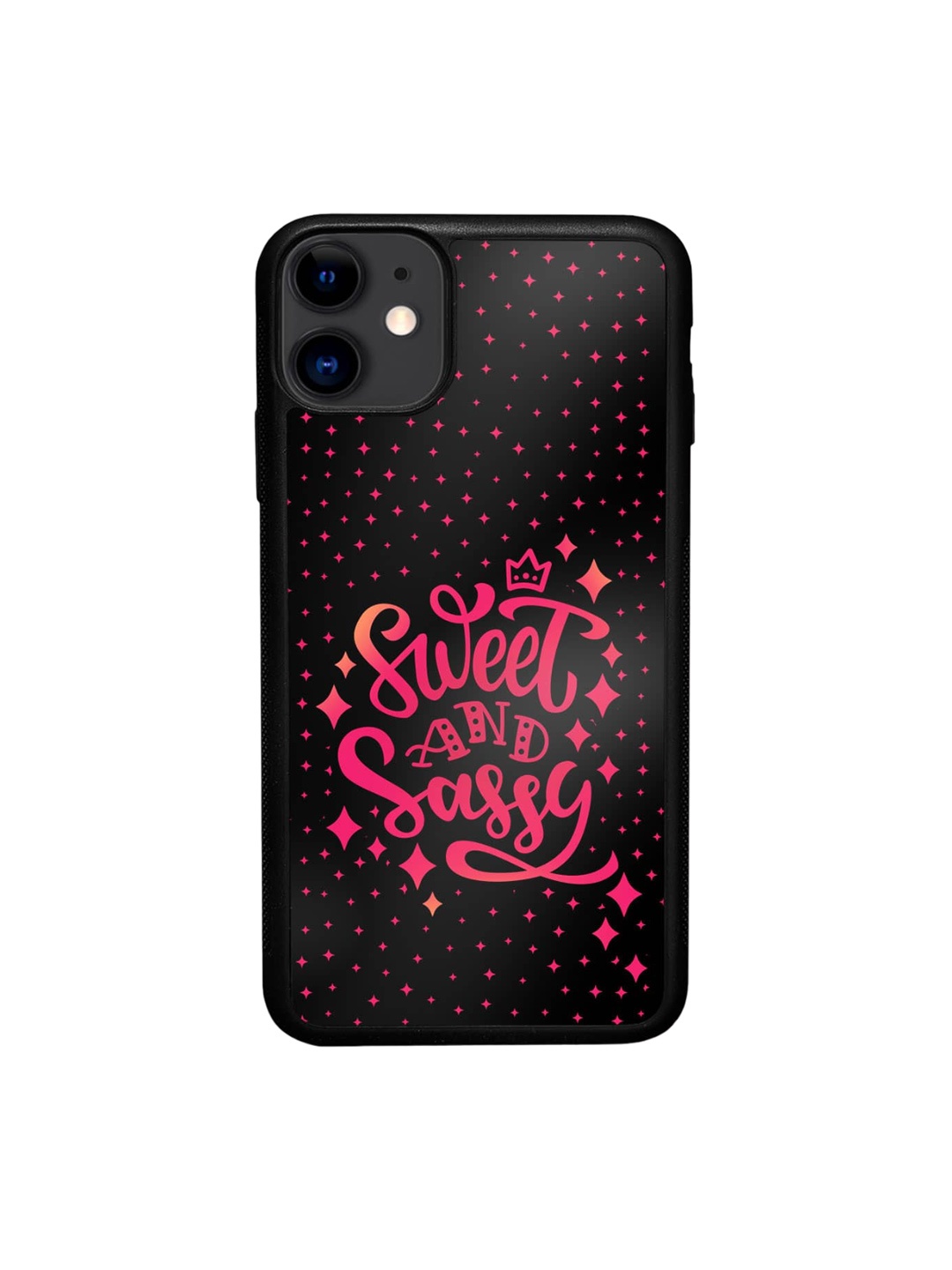 

macmerise Printed iPhone 11 Bumper Case Cover, Black