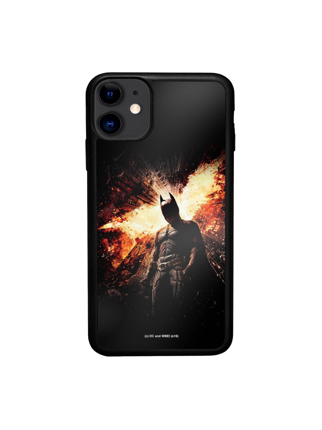 

macmerise The Dark Knight Rises Printed iPhone 11 Bumper Phone Back Cover, Beige