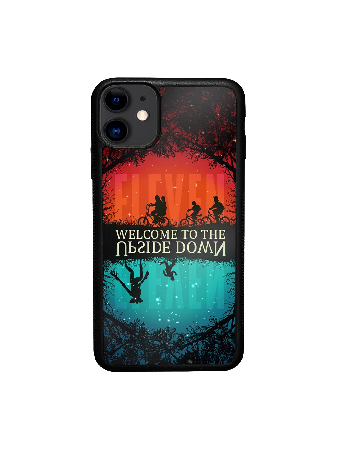 

macmerise Typography Printed iPhone 11 Bumper Case Cover, Red