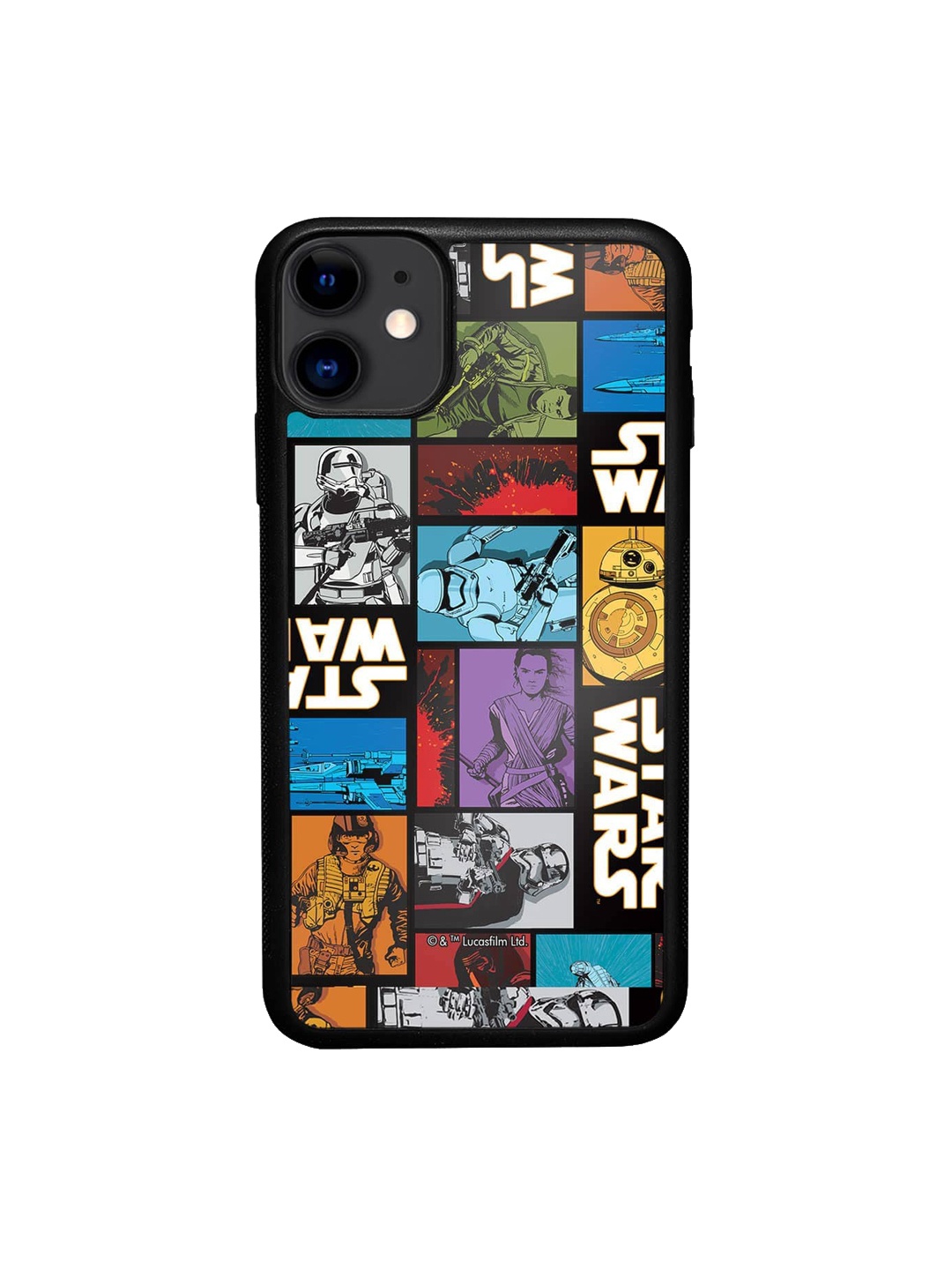 

macmerise Unisex Star Wars Printed iPhone 11 Bumper Case Cover, Blue