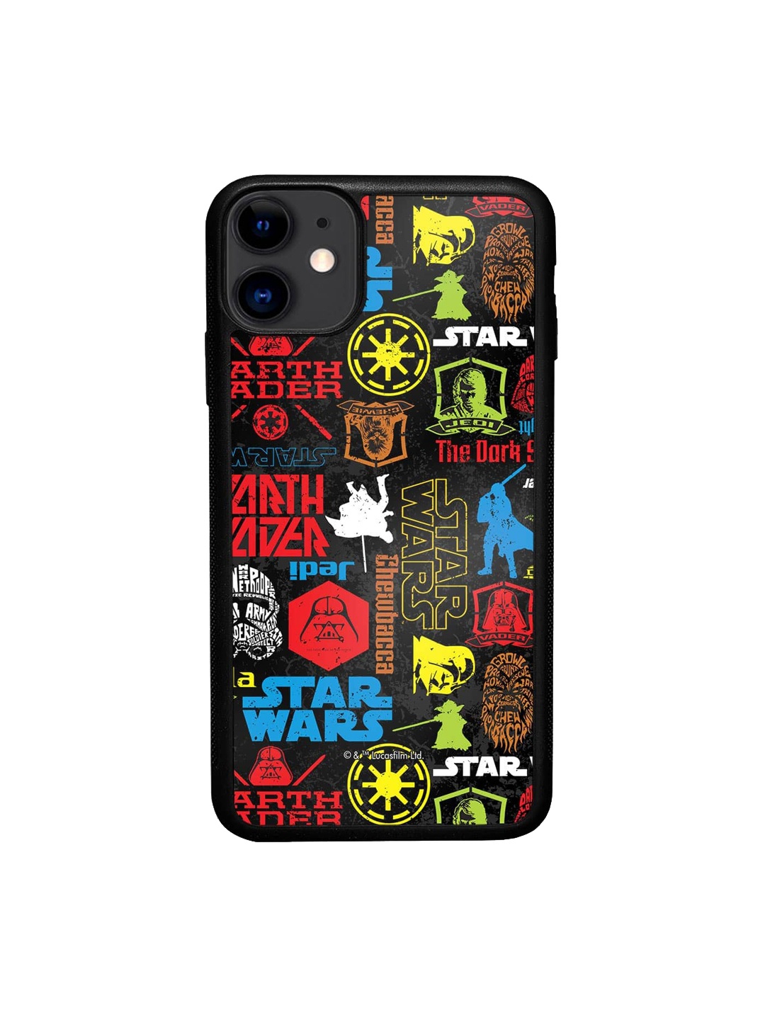 

macmerise Star Wars Mashup Printed IPhone 11 Bumper Case Cover, Black