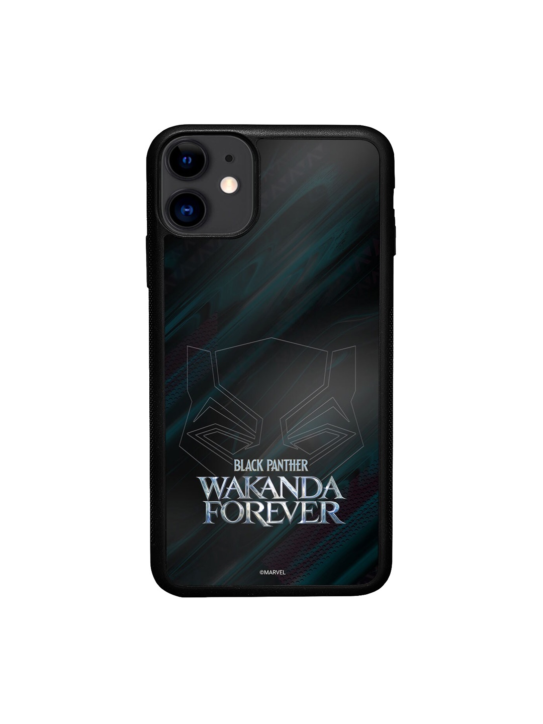 

macmerise Wakanda Forever Logo Black Panther Printed iPhone 11 Phone Bumper Case Cover