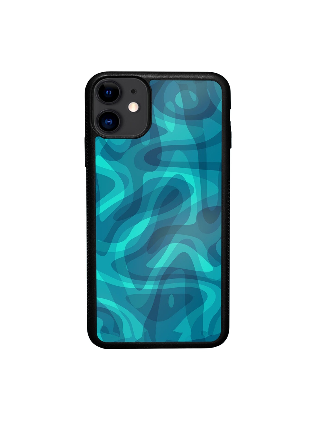 

macmerise Printed iPhone 11 Bumper Case Cover, Blue