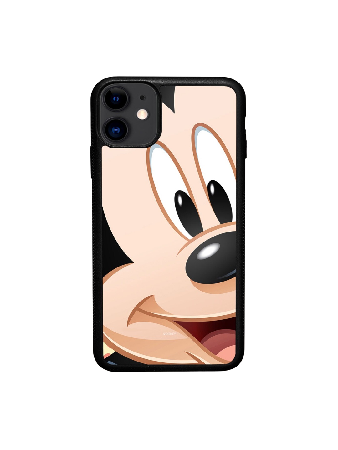 

macmerise Zoom Up Mickey Mouse Printed iPhone 11 Bumper Case, Black