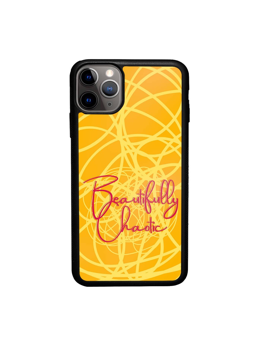 

macmerise Chaotic iPhone 11 Pro Bumper Case Cover, Yellow
