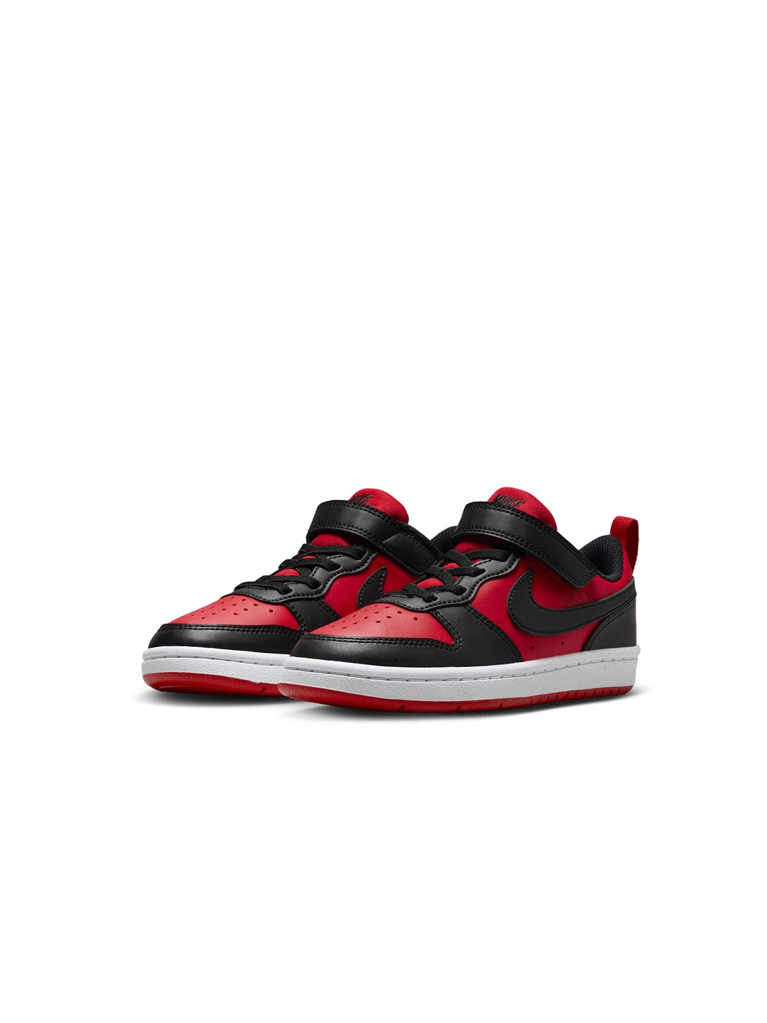 

Nike Boys Court Borough Low Recraft Sneakers, Red