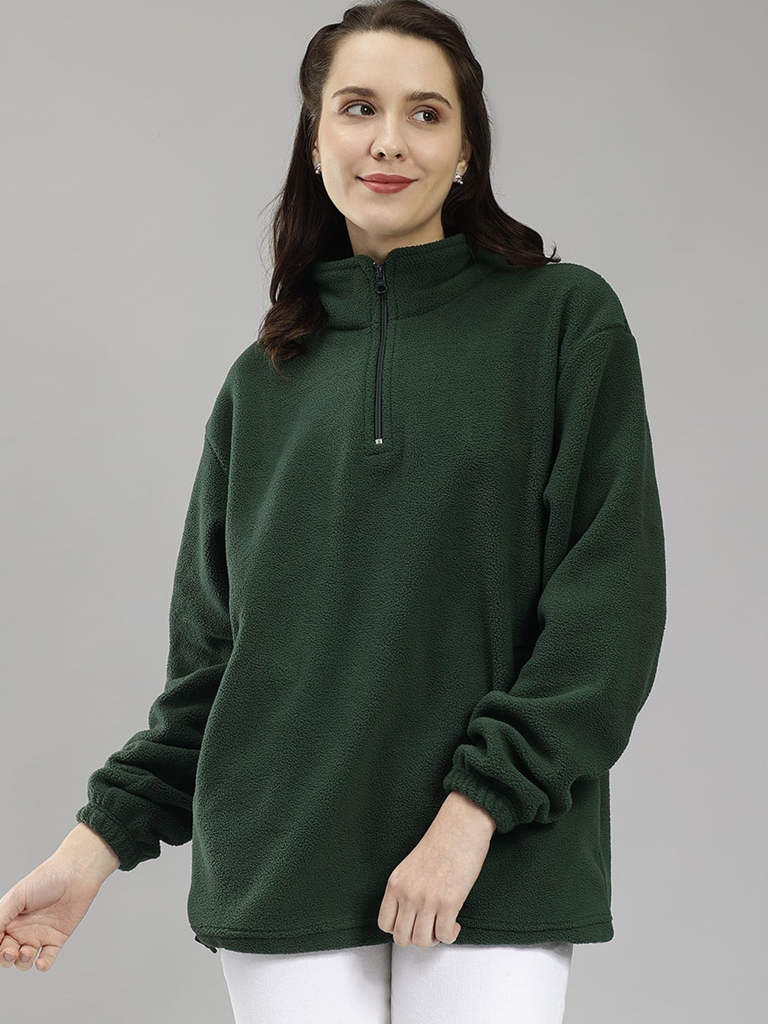 

Pritla Mock Collar Tailored Jacket, Green