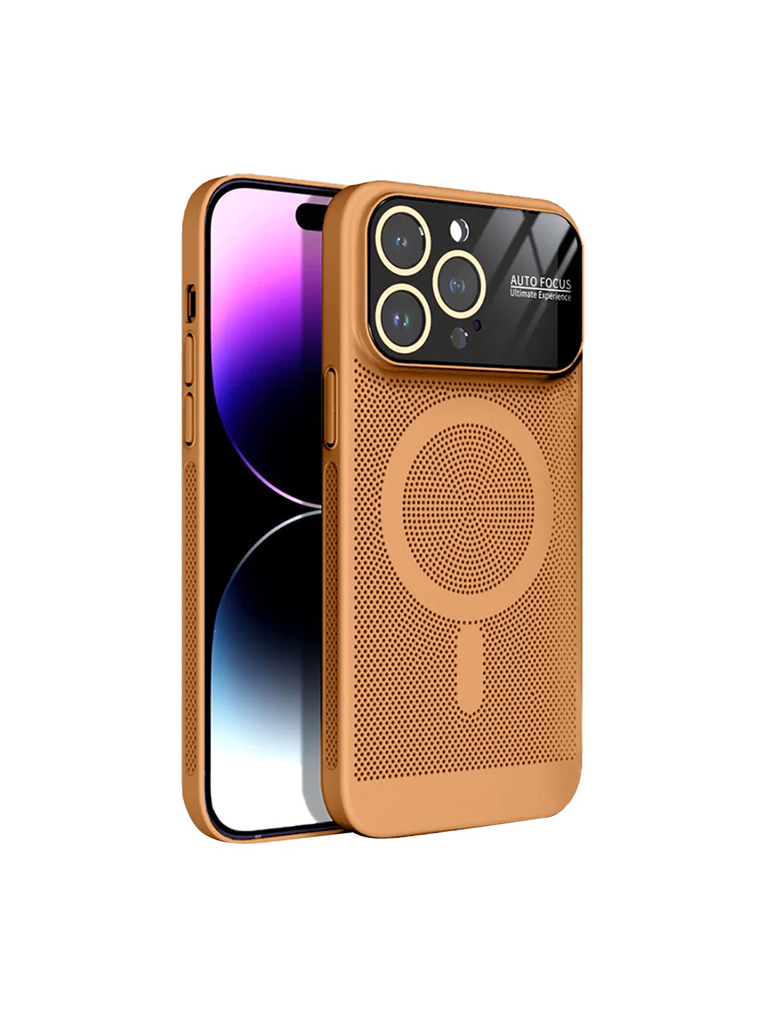 

Karwan Polycarbonate iPhone 14 Pro Case Cover, Tan