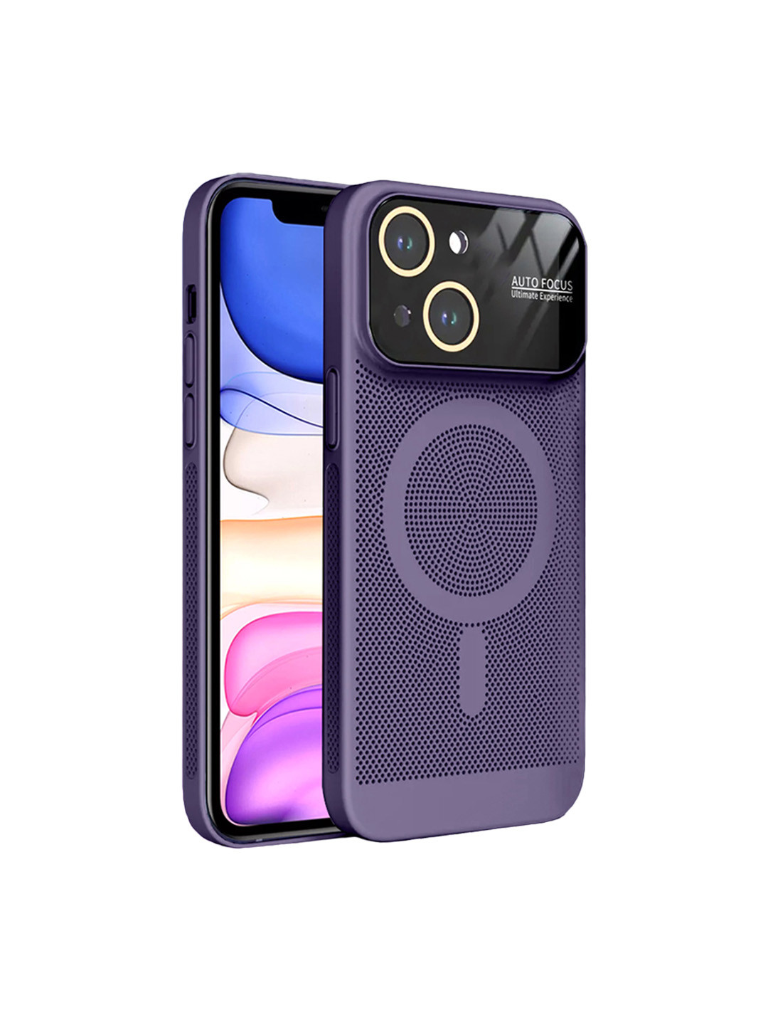 

Karwan Heat Sink-Design iPhone 13 Pro Compatible Phone Back Case, Purple
