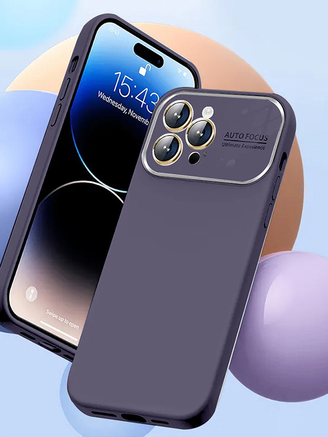 

Karwan iPhone 13 Pro Compatible Case Cover, Purple