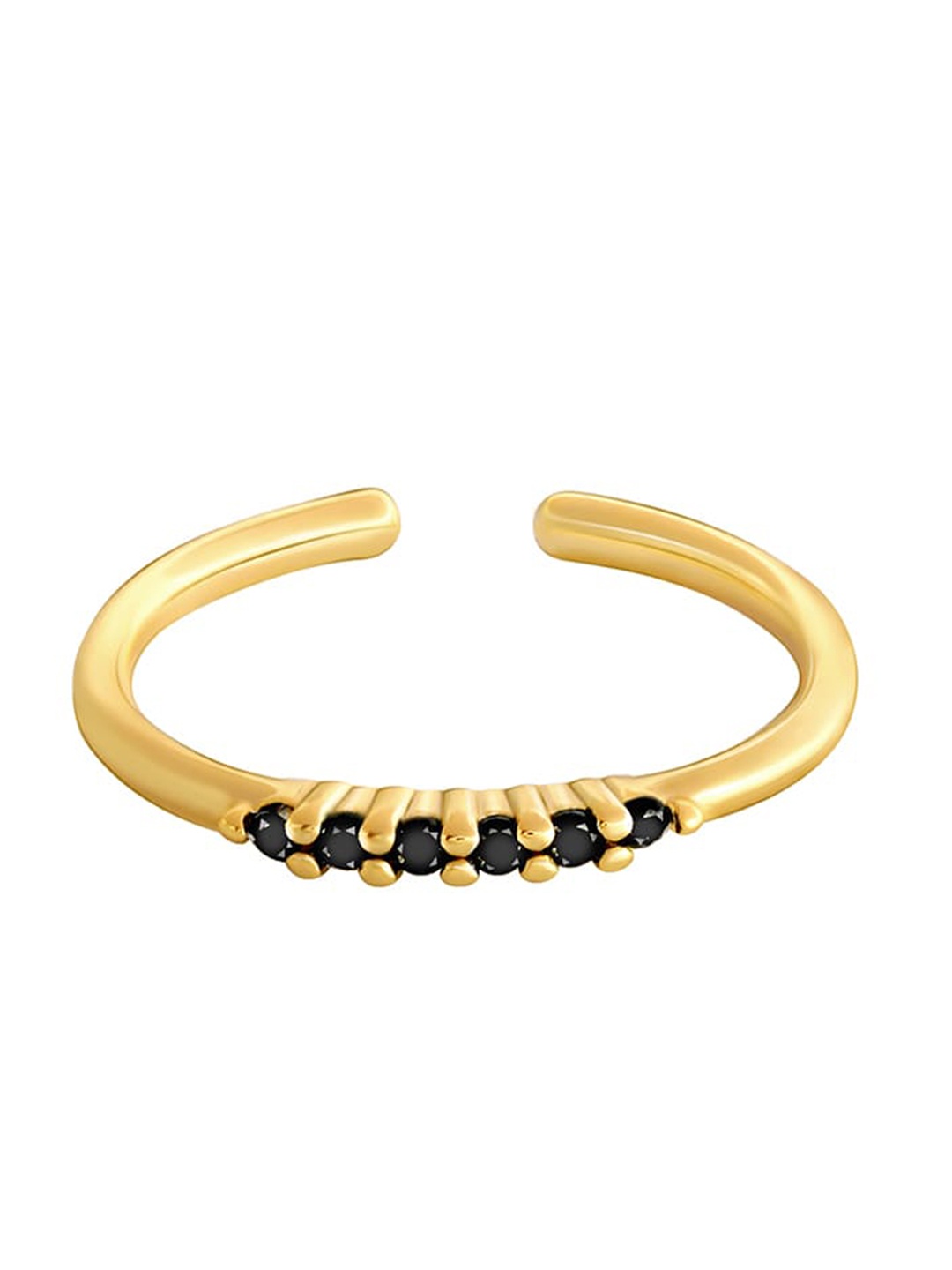 

GIVA Gold-Plated Stark Stone-Studded Ring