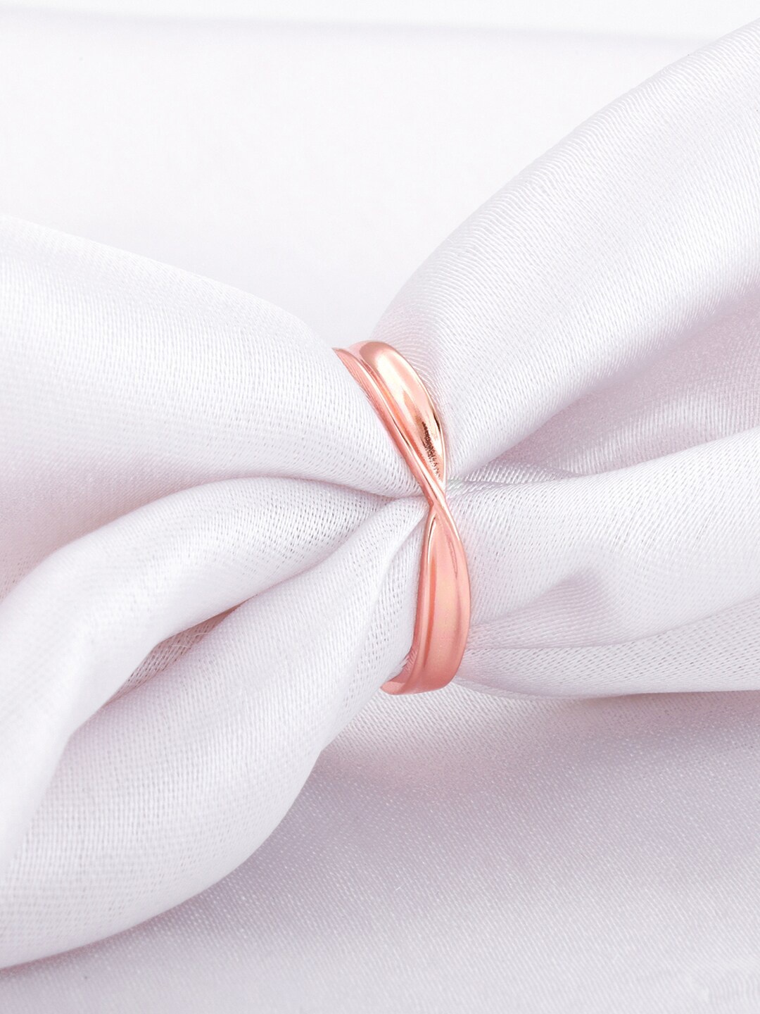 

GIVA 925 Sterling Silver Rose Gold-plated Minimal Grace Ring