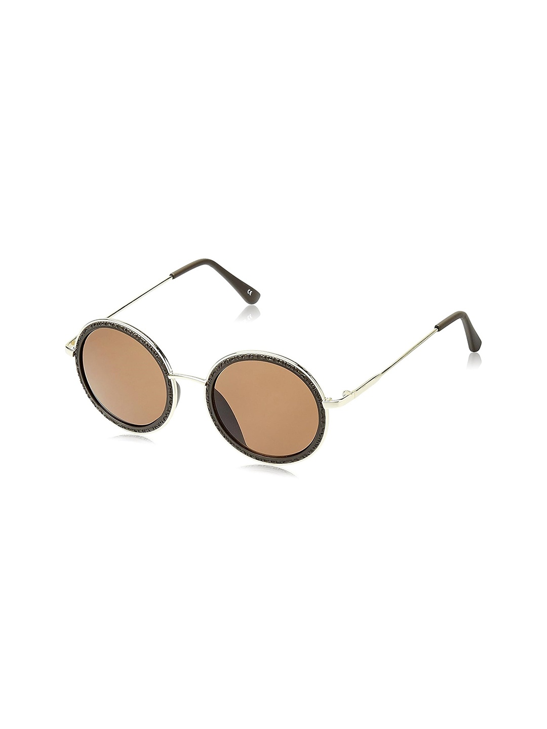 

SUNNIES Unisex Round Sunglasses with UV Protected Lens SNS-JB-788-C2, Brown