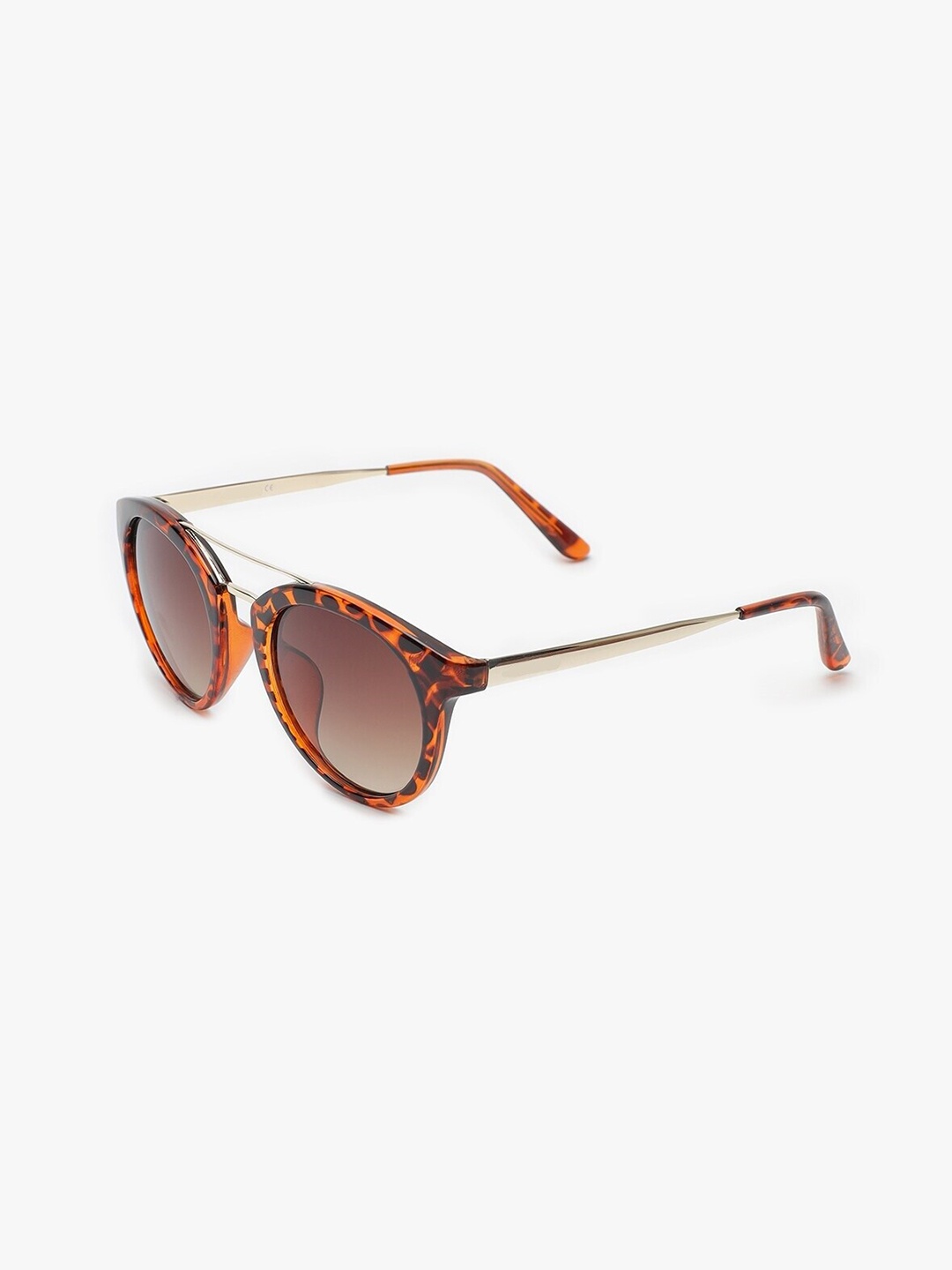 

SUNNIES Unisex Round Sunglasses with UV Protected Lens SNS-JB-792-C3, Brown
