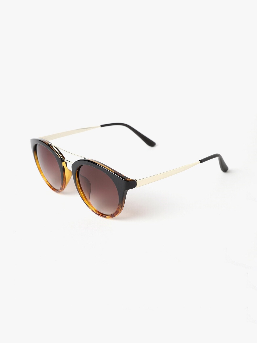 

SUNNIES Unisex Round Sunglasses with UV Protected Lens SNS-JB-807-C3, Brown