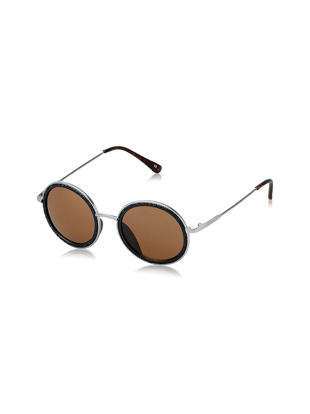 

SUNNIES Unisex Lens & Round Sunglasses with UV Protected Lens, Brown
