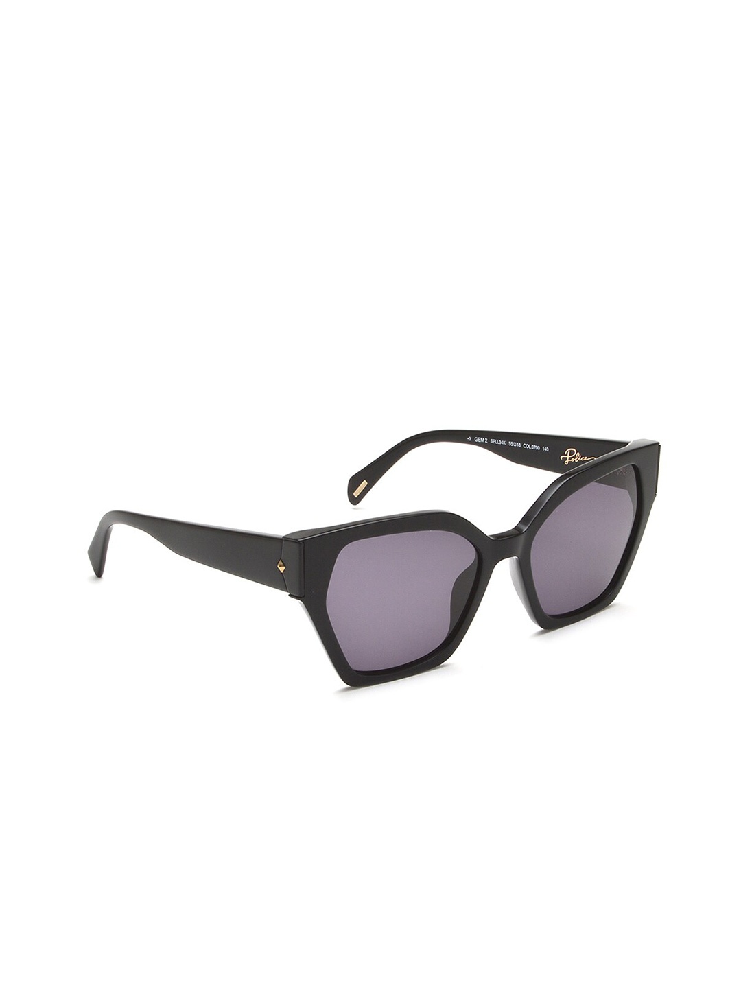 

Police Women Cateye Sunglasses with UV Protected Lens SPLL34K55700SG, Purple