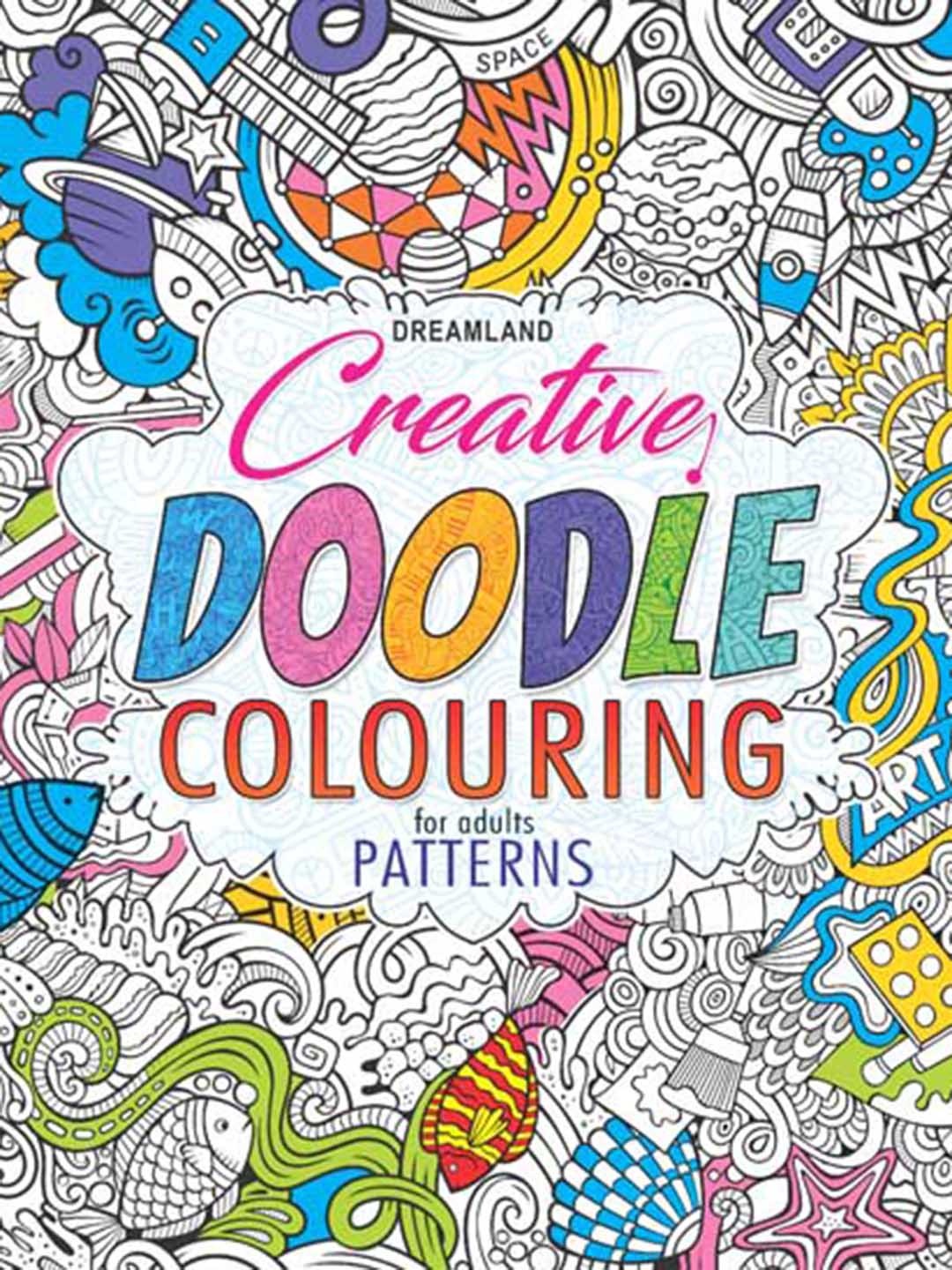 

Creative Doodle Colouring - Patterns, Red