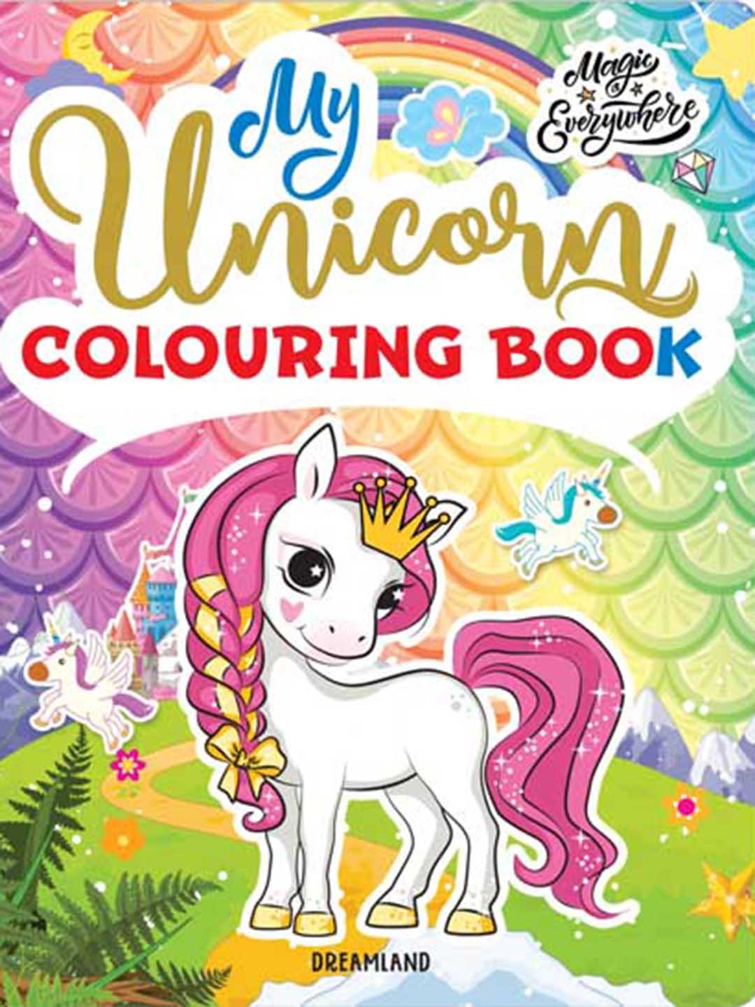 

Dreamland My Unicorn Colouring Book for Children, Blue