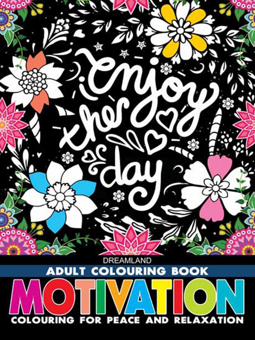 

Dreamland Kids Motivation- Colouring Book for Adults, Red