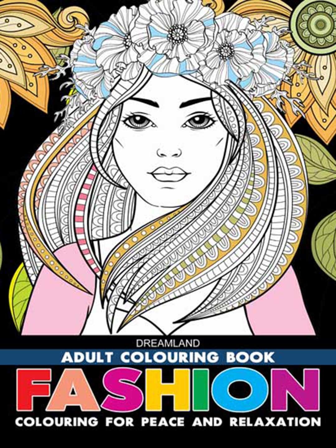 

Dreamland Kids Fashion- Colouring Book for Adults, Red