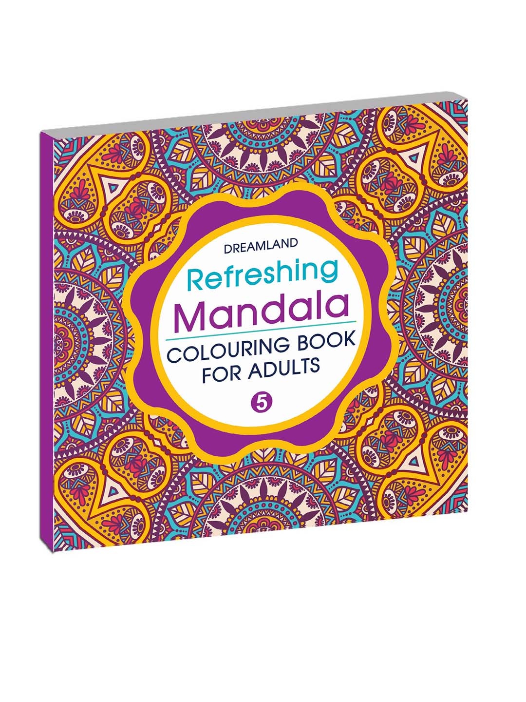 

Dreamland Set of 5 Refreshing Mandala - Colouring Book for Adults Book, Multi