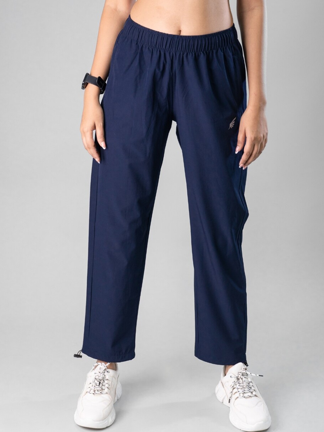 

FLURR Women Rapid-Dry Sports Track Pants, Navy blue